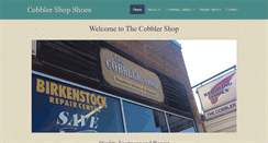 Desktop Screenshot of cobblershopshoes.com